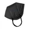 VEVOR KN95 Face Masks, 50 Pack KN95 Particulate Respirator Mask, Breathable and Disposable, Five-Layer Filtration Dust Masks, Pollen-Filtering Allergy Mask, for Workshop, Construction & Mall (Black)
