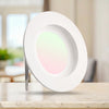 VEVOR 10 Pack LED Recessed Lighting, 4 Inches, Retrofit Can Lights, 750 LM 9W 120V, Selectable 5CCT 2700K/3000K/3500K/4000K/5000K, 10% to 100% Dimmable, Compatible with E26 Base and TP24 Connector