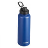 VEVOR 40 oz Insulated Water Bottle, Stainless Steel Camping & Hiking Hydration Flask with Wide Mouth Lid, Sports Coffee Cup Double Walled, Leakproof, for Indoor/Outdoor Use, FDA Listed,Blue