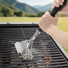 VEVOR Grill Brush and Scraper, BBQ Brush for Outdoor Grills, Stainless Steel Woven Wire, Bristle Free Barbecue Brushes for Porcelain, Charcoal, Grate Cleaner Grill Accessories, 17 in
