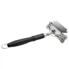 VEVOR Grill Brush and Scraper, BBQ Brush for Outdoor Grills, Stainless Steel Woven Wire, Bristle Free Barbecue Brushes for Porcelain, Charcoal, Grate Cleaner Grill Accessories, 17 in