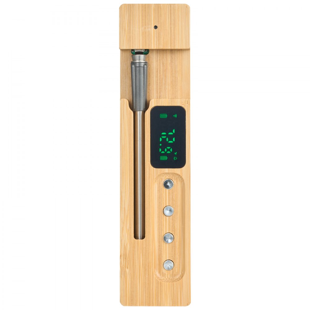 VEVOR Wireless Meat Thermometer, 500 ft Range Wireless Bluetooth Meat Thermometer, Digital Cooking Food Meat Thermometer, Waterproof Smart Meat Probe with One Probe, for Grilling, Smoker, BBQ & Oven