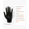 VEVOR Disposable Gloves, 4.5 Mil Black Nitrile Gloves with Textured Fingertips, Latex & Powder-Free, Food-Grade, Puncture Resistance, Ideal for Medical Exams, Cooking and Cleaning, 1000 Count, Large