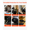 VEVOR Disposable Gloves, 4.5 Mil Black Nitrile Gloves with Textured Fingertips, Latex & Powder-Free, Food-Grade, Puncture Resistance, Ideal for Medical Exams, Cooking and Cleaning, 100 Count, Large