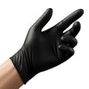 VEVOR Disposable Gloves, 4.5 Mil Black Nitrile Gloves with Textured Fingertips, Latex & Powder-Free, Food-Grade, Puncture Resistance, Ideal for Medical Exams, Cooking and Cleaning, 100 Count, Large