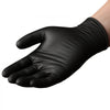 VEVOR Disposable Gloves, 4.5 Mil Black Nitrile Gloves with Textured Fingertips, Latex & Powder-Free, Food-Grade, Puncture Resistance, Ideal for Medical Exams, Cooking and Cleaning, 100 Count, Large