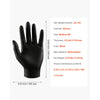 VEVOR Disposable Gloves, 4.5 Mil Black Nitrile Gloves with Textured Fingertips, Latex & Powder-Free, Food-Grade, Puncture Resistance, Ideal for Medical Exams, Cooking and Cleaning, 100 Count, Medium