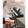 VEVOR Weighted Digital Piano, 88 Keys Fully Weighted, Electric Piano Dual Keyboard & Speakers, with Sustain Pedal, Recording Function, 238 Tones, Wireless Connection, for Beginners, Without Stand