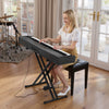 VEVOR Weighted Digital Piano, 88 Keys Fully Weighted, Electric Piano Dual Keyboard & Speakers, with Sustain Pedal, Recording Function, 238 Tones, Wireless Connection, for Beginners, Without Stand