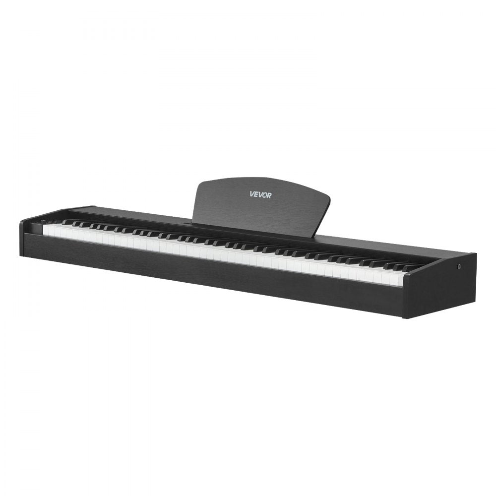 VEVOR Weighted Digital Piano, 88 Keys Fully Weighted, Electric Piano Dual Keyboard & Speakers, with Sustain Pedal, Recording Function, 238 Tones, Wireless Connection, for Beginners, Without Stand
