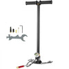 VEVOR PCP Hand Pump, 3 Stage, 30Mpa 4500 PSI High Pressure PCP Air Rifile Filling Stirrup Pump with Oil-Moisture Filter Pressure Gauge, Stainless Steel for Airguns Scuba Tank Paintball Filling Tire