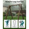 VEVOR Swing Hangers, 4 Pack Heavy Duty Swing Brackets, 5000 lbs Capacity, Screws Bolts Included, Smooth Dual Bearing, Aluminum Alloy Hangers, for Playground Porch Yoga Chair Wooden Indoor Outdoor