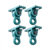 VEVOR Swing Hangers, 4 Pack Heavy Duty Swing Brackets, 5000 lbs Capacity, Screws Bolts Included, Smooth Dual Bearing, Aluminum Alloy Hangers, for Playground Porch Yoga Chair Wooden Indoor Outdoor