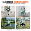 VEVOR Aerial Yoga Swing Set, 2.7 Yards Yoga Hammock Hanging Swing Aerial Sling Inversion Fly Kit Trapeze Inversion Equipment with Ceiling Mount Accessories, Max 661.38 lbs Load Capacity, Green/White