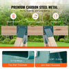 VEVOR A-Frame Middle Swing Set Brackets, Heavy Duty Carbon Steel Swing with Mounting Hardware, DIY Swing Bracket Swing Kit for 4x4  (actual 3.7" x 3.7") Legs & 4x6 (3.7" x 5.7")Beam, Green (2 Pcs)