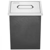 VEVOR Drop in Ice Chest, 14"L x 12"W x 18"H Stainless Steel Ice Cooler, Commercial Ice Bin with Cover, 40 qt Outdoor Kitchen Ice Bar, Drain-pipe and Drain Plug Included, for Cold Wine Beer