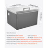 VEVOR Drop in Ice Chest, 20"L x 16"W x 13"H Stainless Steel Drop in Cooler, 44.7 Quart Commercial Ice Bin with Flip Lid for Outdoor Kitchen Patio Bar, Drain-pipe Set Included, for Cold Wine Beer