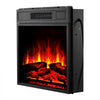 VEVOR Electric Fireplace Insert, 18 inch Recessed and Wall Mounted with Adjustable 3 Flame Brightness Levels & 24h Timer & Remote Control, Indoor Heater w/ Overheat Protection, 5000BTU Black