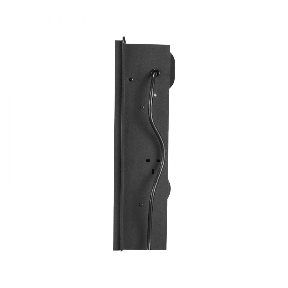 VEVOR Electric Fireplace Insert, 23 inch Recessed and Wall Mounted with Adjustable 3 Flame Brightness Levels & 24h Timer & Remote Control, Indoor Heater w/ Overheat Protection, 5000BTU Black