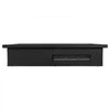 VEVOR Electric Fireplace Insert, 35 inch Recessed and Wall Mounted with Adjustable Flame Color Brightness & 8h Timer & Remote Control, Indoor Heater w/ 750W/1500W Dual Heating Modes, 5000BTU Black