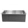 VEVOR 27-inch Kitchen Undermount Single Bowl Sinks, Stainless Steel Drop-In Farmhouse Basin with Accessories, Household Dishwasher Sinks for RV, Prep Kitchen, Laundry Room, Bar
