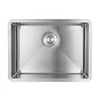 VEVOR 24-inch Kitchen Undermount Single Bowl Sinks, Stainless Steel Drop-In Farmhouse Basin with Accessories, Household Dishwasher Sinks for RV, Prep Kitchen, Laundry Room, Bar