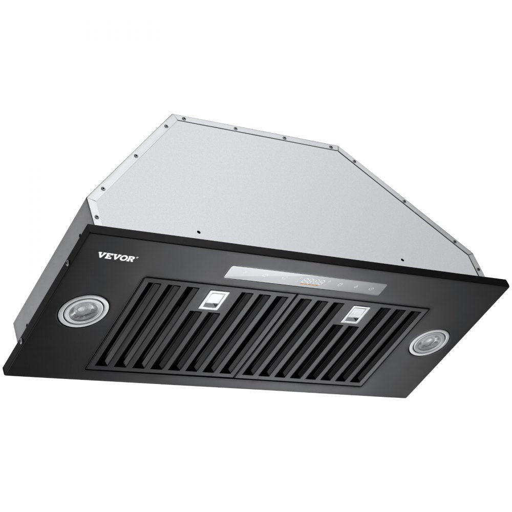VEVOR Range Hood Insert, 30 Inch Built-in Kitchen Vent Hood, 800CFM  Steel Stove Hood, with Gesture & Touch Control, LED Light, Baffle Filters, 4-Speed Exhaust Fan, Ducted/Ductless Convertible