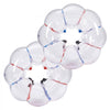 VEVOR Inflatable Bumper Balls 2-Pack, 4FT/1.2M Body Sumo Zorb Balls for Kids & Teens, Durable PVC Human Hamster Bubble Balls for Outdoor Team Gaming Play, Bumper Bopper Toys for Playground, Yard, Park