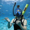 VEVOR Mini Scuba Tank, 0.5L Portable Diving Tank for Underwater Breathing, Reusable Lung Diving Cylinder up to 10 Minutes Dive Time, Emergency Rescue Pony Bottle with Pump, Bag, Lanyard for Snorkeling