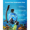 VEVOR Mini Scuba Tank with Sub-Mask, 0.5L Portable Small Diving Tank for Underwater Breathing, Reusable Lung Diving Cylinder up to 10 Minutes Dive Time, Emergency Rescue Pony Bottle for Snorkeling