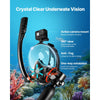 VEVOR Scuba Tank, 0.5L Portable Diving Tank, Diving Oxygen Cylinder Support 5-10 Minutes Underwater Breathing, 32.81 ft Diving Depth, Refillable Snorkel Air Tank Kit for Underwater Exploration Rescue