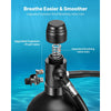VEVOR Mini Scuba Tank, 1.9L Portable Small Diving Tank for Underwater Breathing, Reusable Lung Diving Cylinder up to 35 Minutes Dive Time, Emergency Rescue Pony Bottle with Backpack for Snorkeling