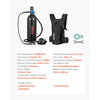 VEVOR Mini Scuba Tank, 1.9L Portable Small Diving Tank for Underwater Breathing, Reusable Lung Diving Cylinder up to 35 Minutes Dive Time, Emergency Rescue Pony Bottle with Backpack for Snorkeling