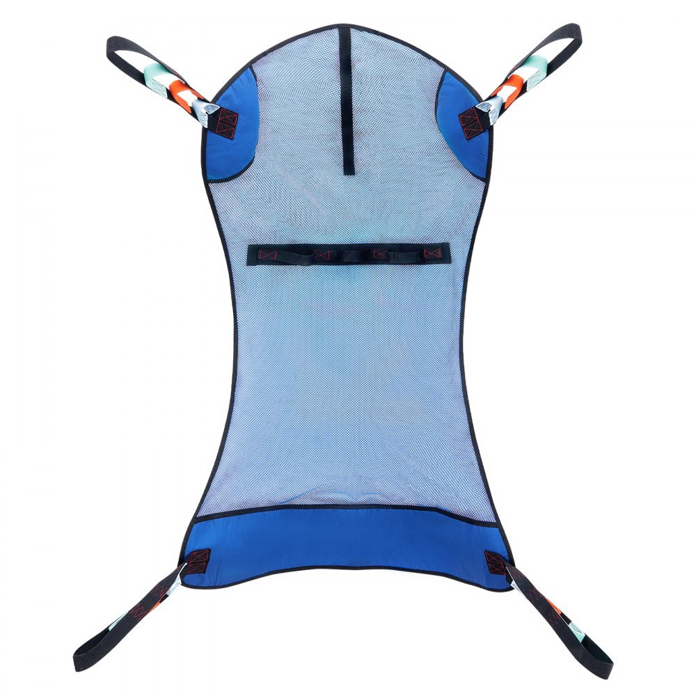 VEVOR Universal Full Body Patient Lift Sling, Patient Lift Medical Sling for Easy Transfer and Bathing, Polyester Patient Aid Transfer Sling for Elderly Bariatric Disabled Bedridden, 400LBS Capacity