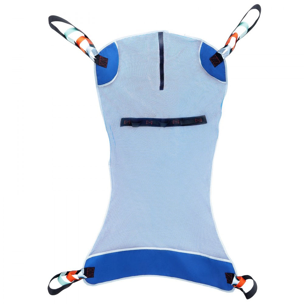 VEVOR Universal Full Body Patient Lift Sling - Large, Patient Lift Medical Sling for Easy Transfer and Bathing, Polyester Patient Aid Transfer Sling for Elderly, Disabled, Bedridden, 500LBS Capacity