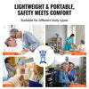 VEVOR Full Body Patient Lift Sling & Commode Opening, Patient Lift Medical Sling for Safe Bathing, Toileting, Polyester Patient Aid Commode Sling for Elderly Disabled Bedridden, 600LBS (Large Size)