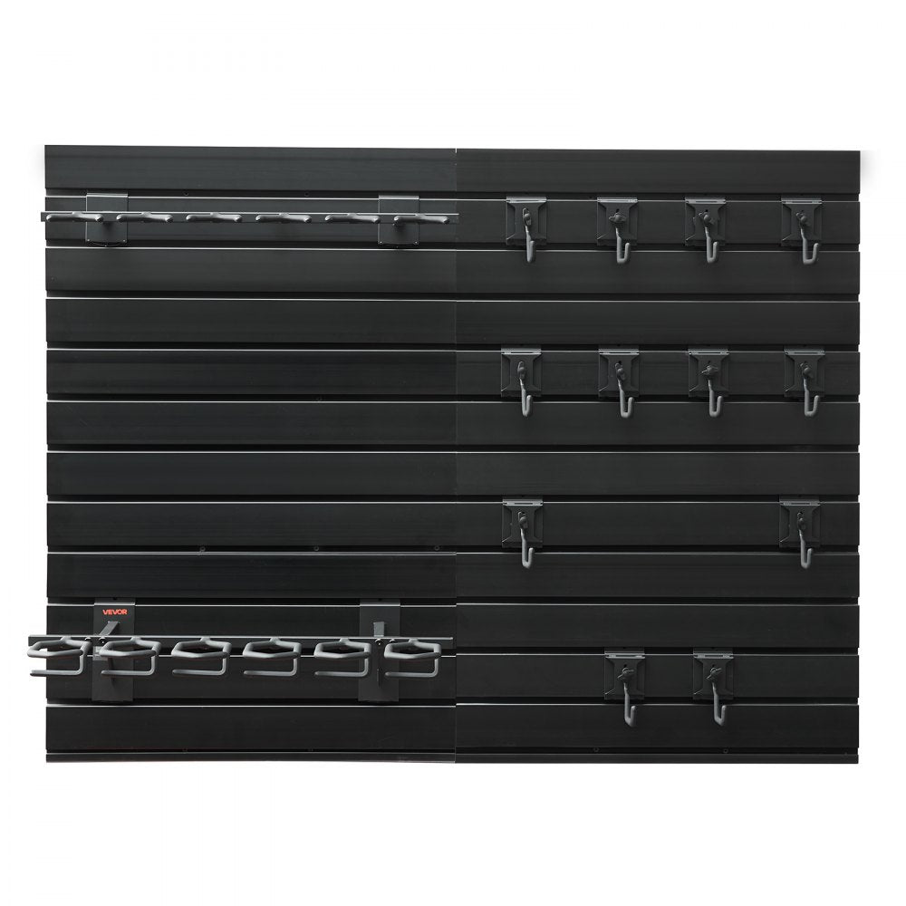 VEVOR Gun Rack, Wall Mount, Heavy-Duty Steel Tactical Rifle Carbine Shotgun Handgun Storage Rack, Securely Holds up to 6 Rifles and 6 Pistols, Modular Firearms Gun Wall Gear Accessories Organizer