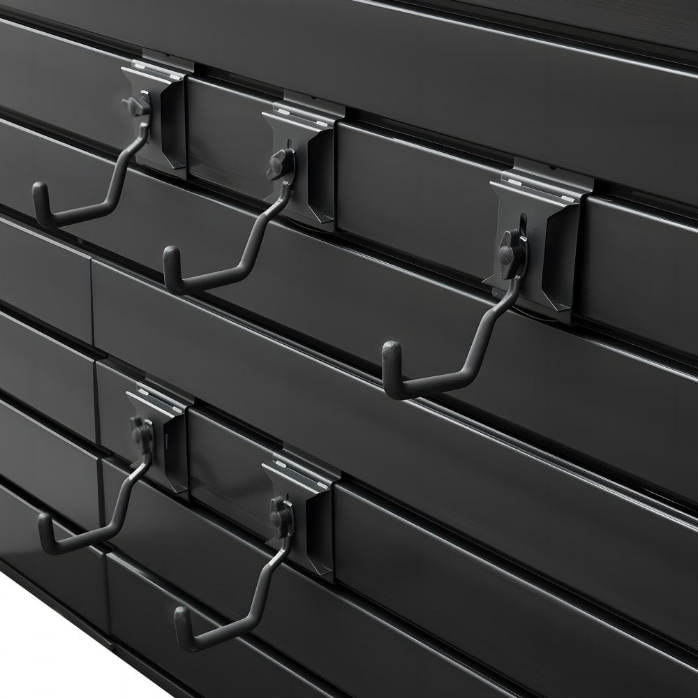 VEVOR Gun Rack, Wall Mount, Heavy-Duty Steel Tactical Rifle Carbine Shotgun Handgun Storage Rack, Securely Holds up to 6 Rifles and 6 Pistols, Modular Firearms Gun Wall Gear Accessories Organizer