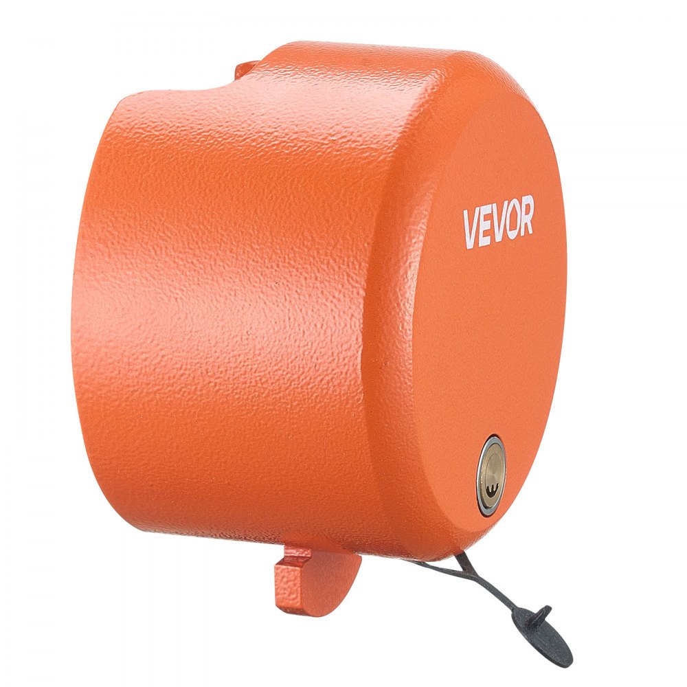 VEVOR Trailer Lock, Fits 1-7/8, 2 & 2-5/16-Inch Straight Tongue Ball Couplers, Heavy Duty Hitch Lock with 4 Keys Secures Security Chains, Anti-Theft RV Trailer Locks for RV, Trailer, Boat