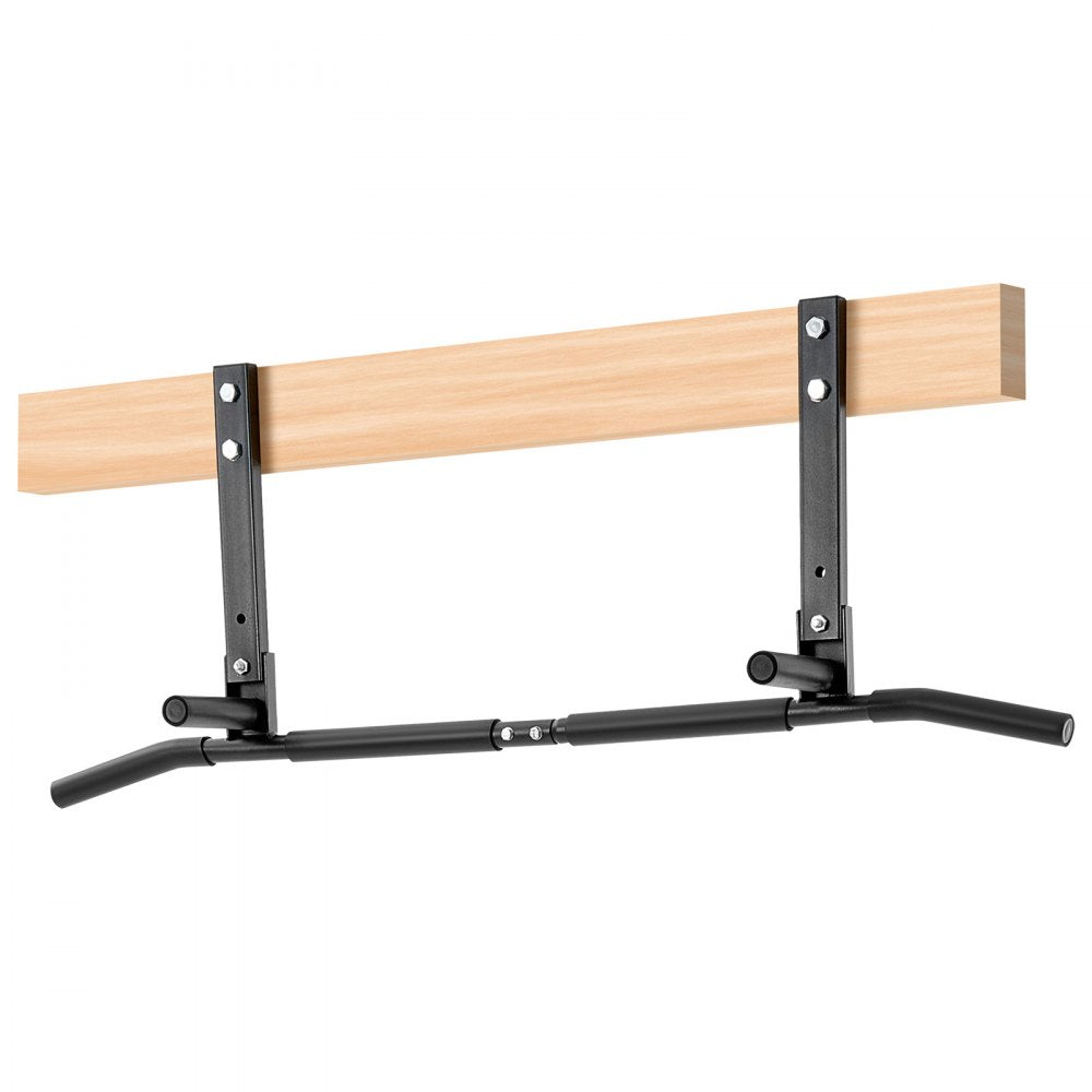 VEVOR Joist Mount Pull Up Bar, Ceiling Mounted Chin Up Bar for Home Gym, Multi-Grip Pull Ups, 42 in Width Multifunctional Training Station, Heavy Duty Steel Upper Body Workout Bars, 440 lbs Capacity