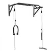 VEVOR Pull Up Bar, Multi-Grip Wall Mounted Pull Ups, 50 in Width Multifunctional Chin Up Training Station, Heavy Duty Steel Upper Body Workout Bars with LAT Pulldown Attachments, 440 lbs, for Home Gym