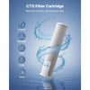 VEVOR Whole House Water Filter Replacement Cartridge, 4.5" x 20" CTO Carbon Block, Replacement Filter for 3-Stage Whole Home Water Filtration System, Reduce Chlorine, Bad Taste, Odor