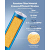 VEVOR Whole House Water Filter Replacement Cartridge, 4.5" x 20" Iron & Manganese Reducing Replacement Filter for 3-Stage Whole Home Water Filtration System, Reduce Chlorine, Bad Taste, Odor