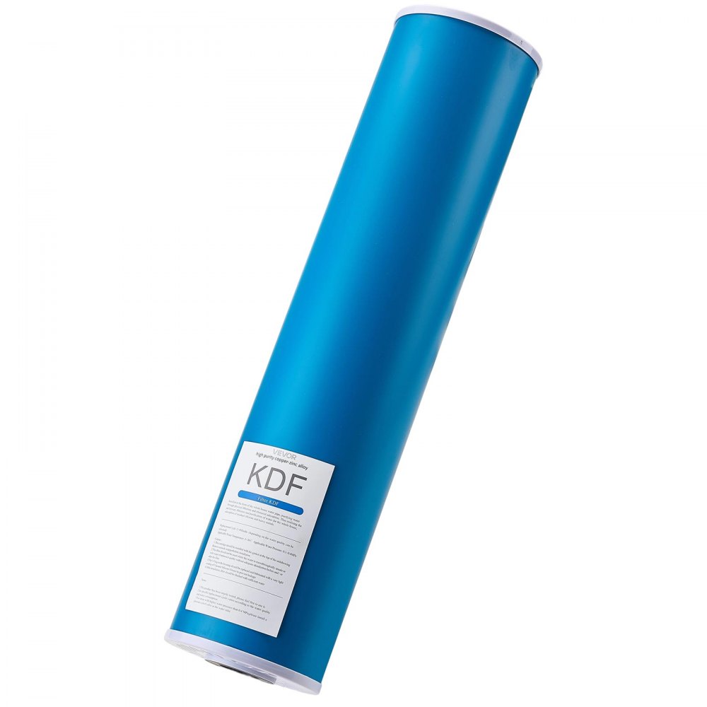 VEVOR Whole House Water Filter Replacement Cartridge, 4.5" x 20" Coconut Shell Activated Carbon KDF Filter for Whole Home Water Filtration System, Reduce Heavy Metal, Chlorine, Taste, Odor