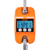VEVOR Digital Crane Scale, 880 lbs/400 kg Max Capacity, Handheld Hanging Scale with Cast Aluminum Case & LCD Display, 0.2 lbs Division & 3 Unit Switch, Auto-Off Setting for Farm Hunting Fishing, Orange
