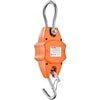 VEVOR Digital Crane Scale, 880 lbs/400 kg, Industrial Heavy Duty Hanging Scale with Cast Aluminum Case & LCD Screen, Handheld Mini Crane with Hooks for Farm, Hunting, Fishing, Outdoor, Garage (Orange)