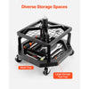VEVOR Rolling Shop Stool, Pneumatic Garage Seat/Work Stool with 300 lbs Capacity, Adjustable Height Roller Creeper Seat, 360° Swivel Padded Workshop Stool with Casters, for Garage, Shop & Auto Repair