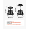 VEVOR Rolling Shop Stool, Pneumatic Garage Seat/Work Stool with 300 lbs Capacity, Adjustable Height Roller Creeper Seat, 360° Swivel Padded Workshop Stool with Casters, for Garage, Shop & Auto Repair