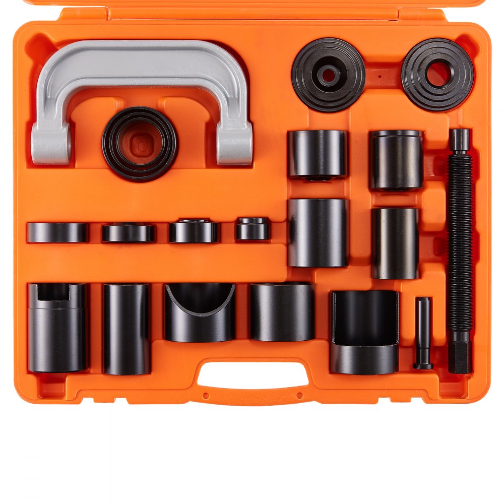 VEVOR Ball Joint Press Kit, 21 pcsTool Kit, C-press Ball joint Remove and Install Tools, for Most 2WD and 4WD Cars, Heavy Duty Ball Joint Repair Kit for Automotive Repairing