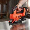 VEVOR Cordless Jig Saw, 20 V, 3000 SPM Blade Speed, Cordless Jigsaw with Battery and Charger, LED Light, 6 Variable Speed, 0- 45° Bevel Cuts, with 6 pcs Blades, 4 Orbital Settings, for Wood, Metal